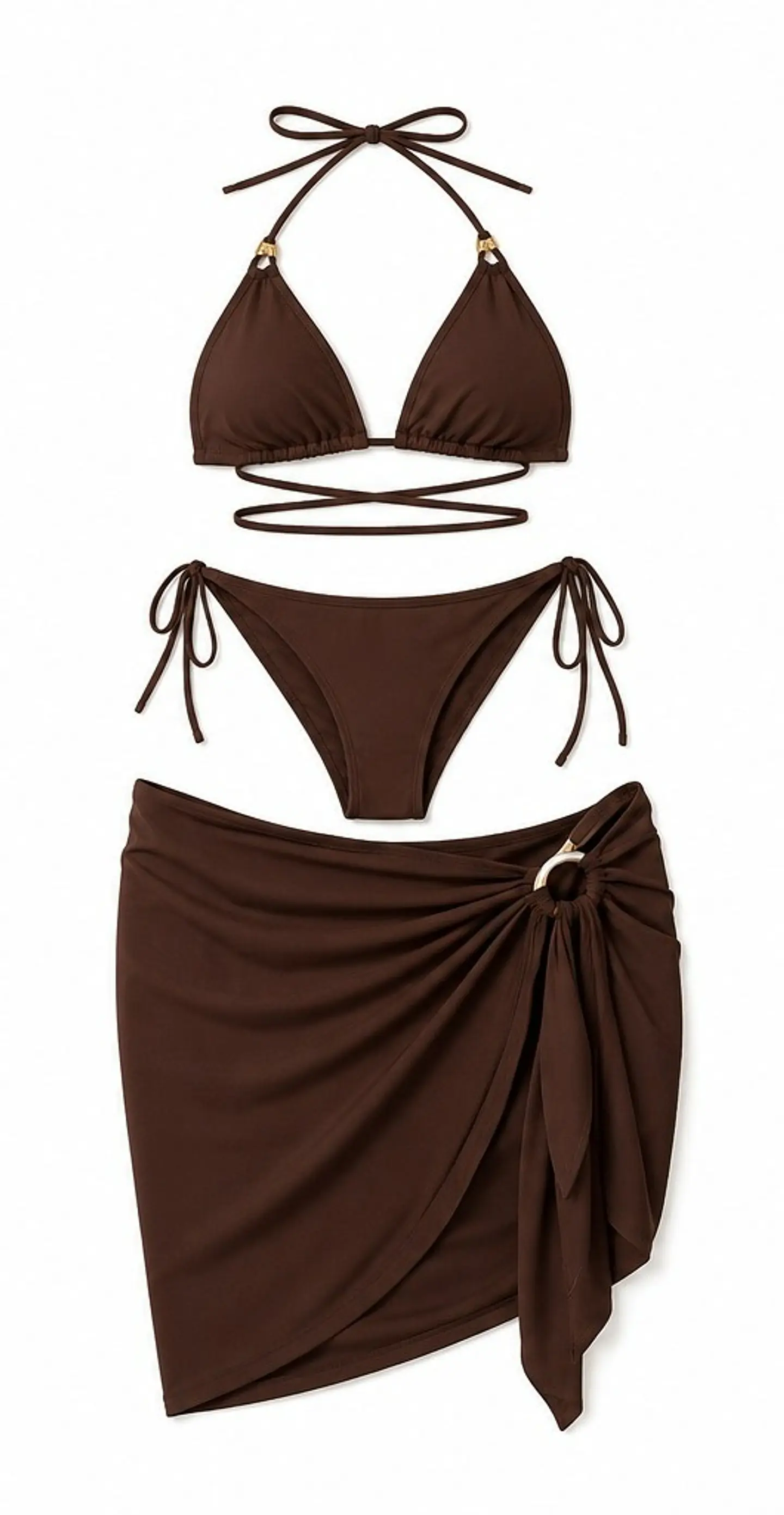TRAJE DE BAÑO 3PCS YW70352 3