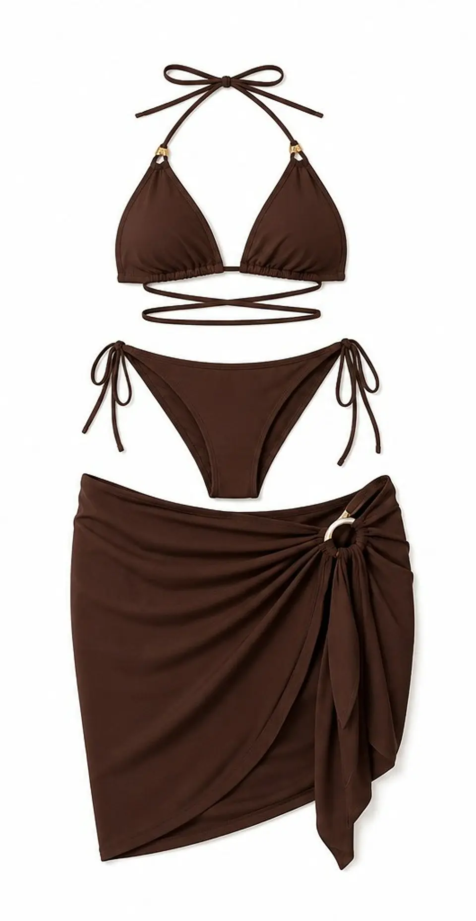 TRAJE DE BAÑO 3PCS YW70352 3