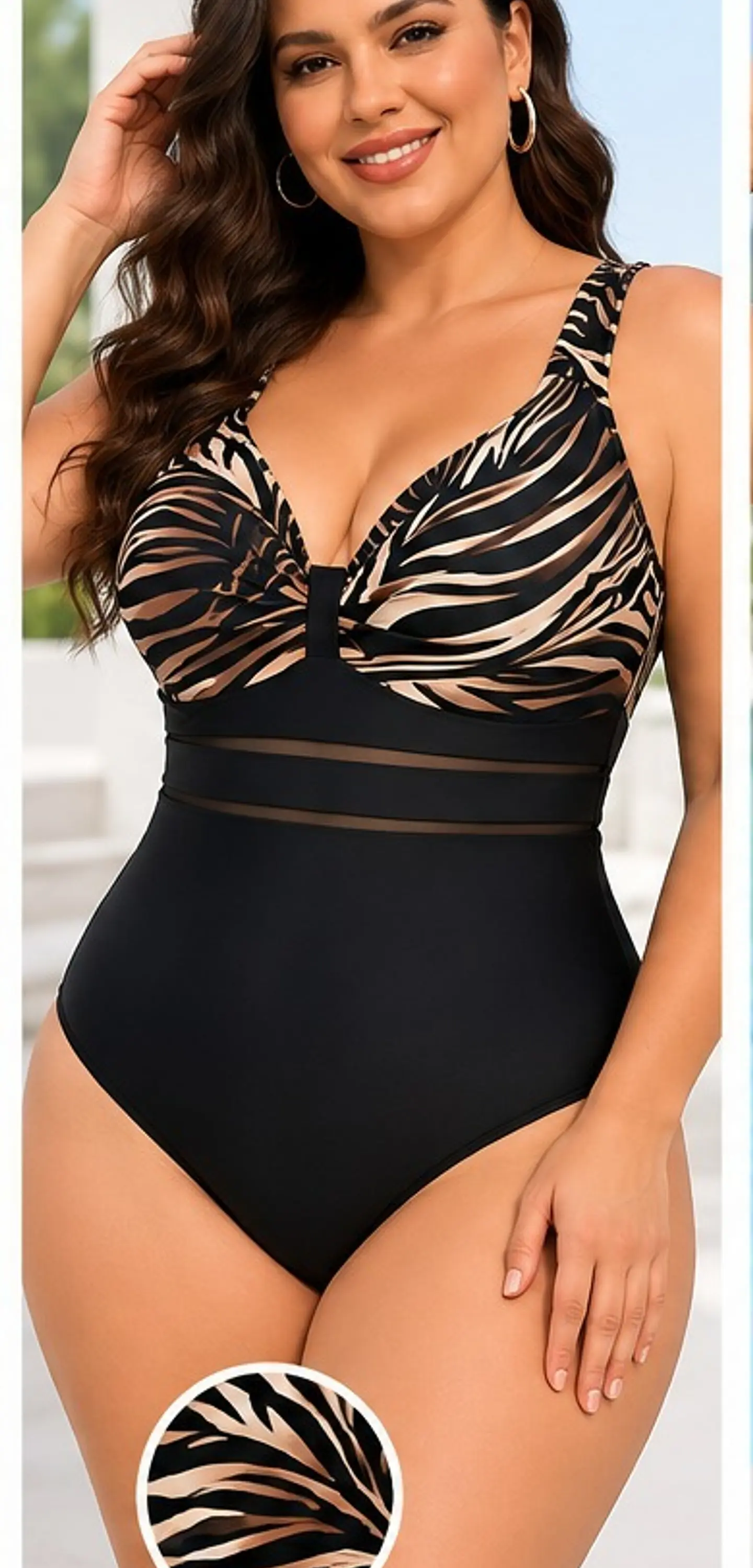 TRAJE DE BAÑO COMPLETO EXTRA LINDA YW70361 2