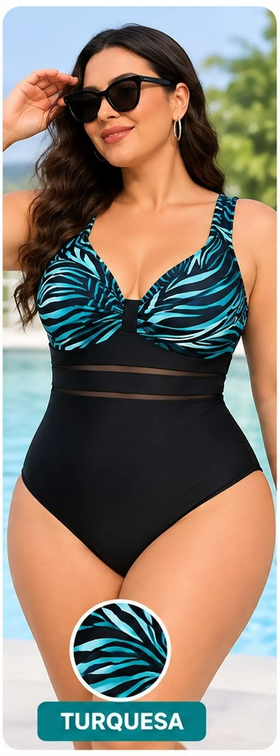 TRAJE DE BAÑO COMPLETO EXTRA LINDA YW70361 3