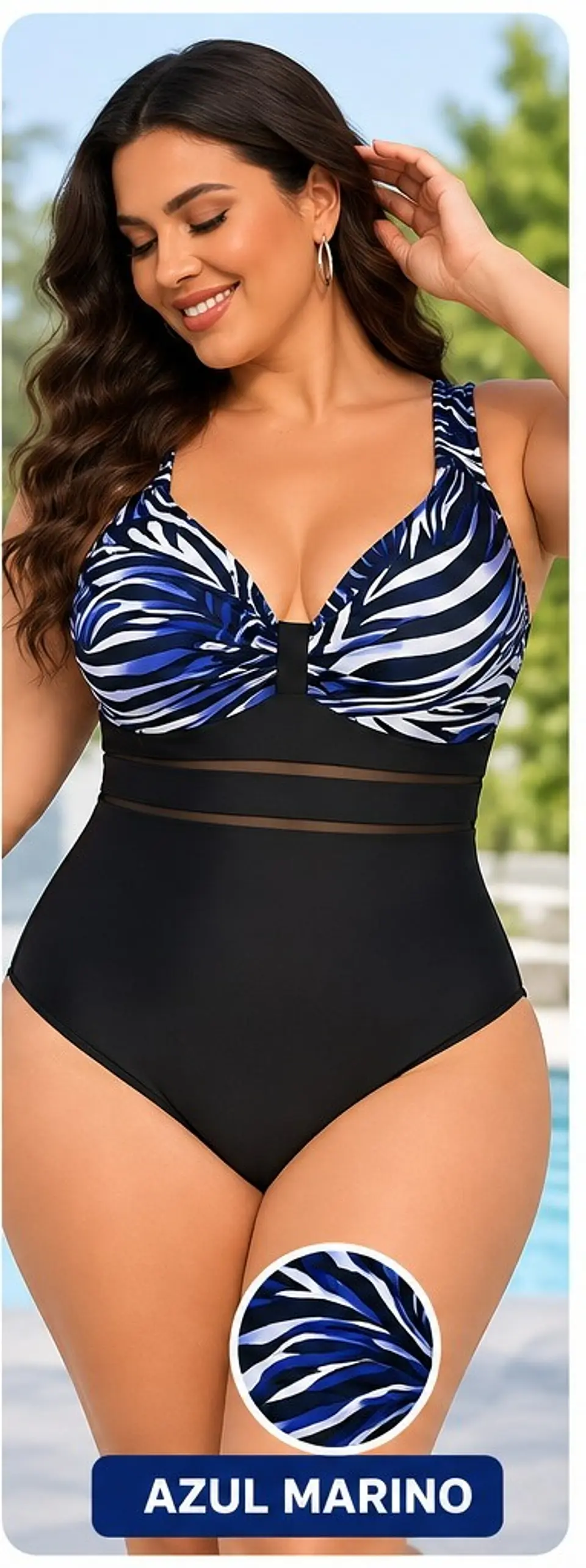 TRAJE DE BAÑO COMPLETO EXTRA LINDA YW70361 5