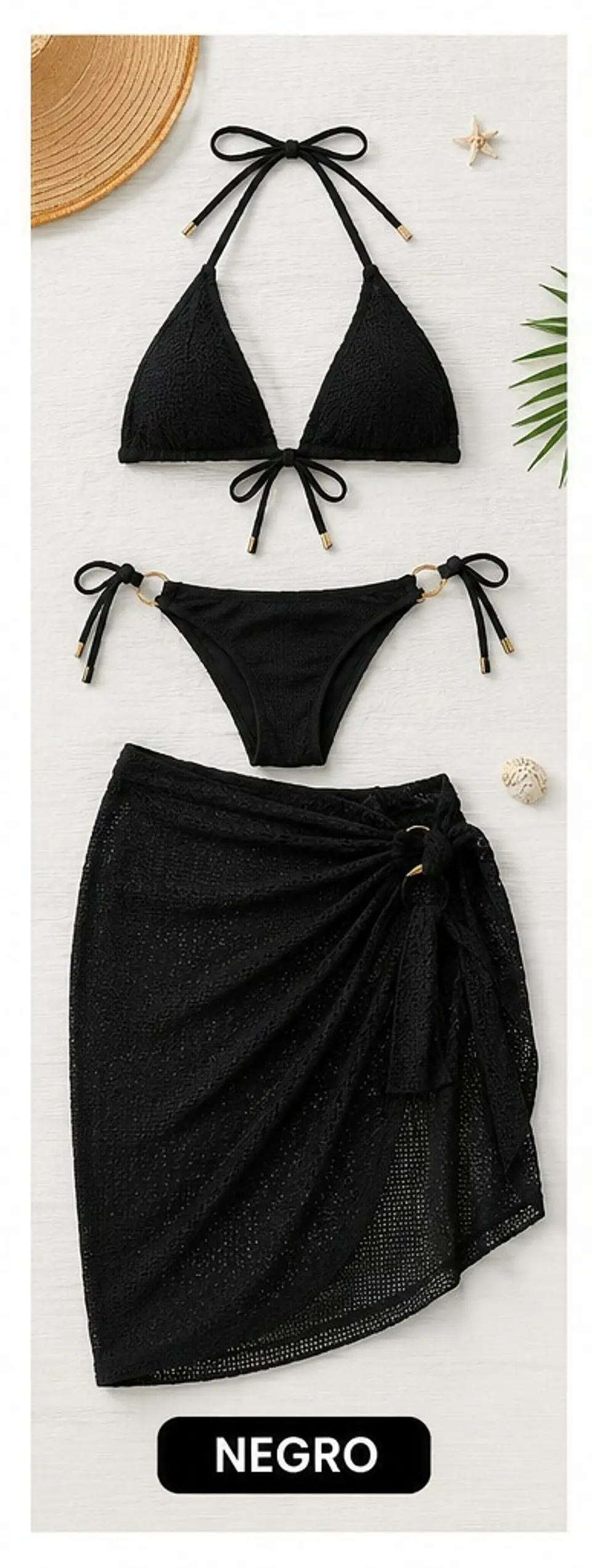 TRAJE DE BAÑO 3PCS YW70363 2