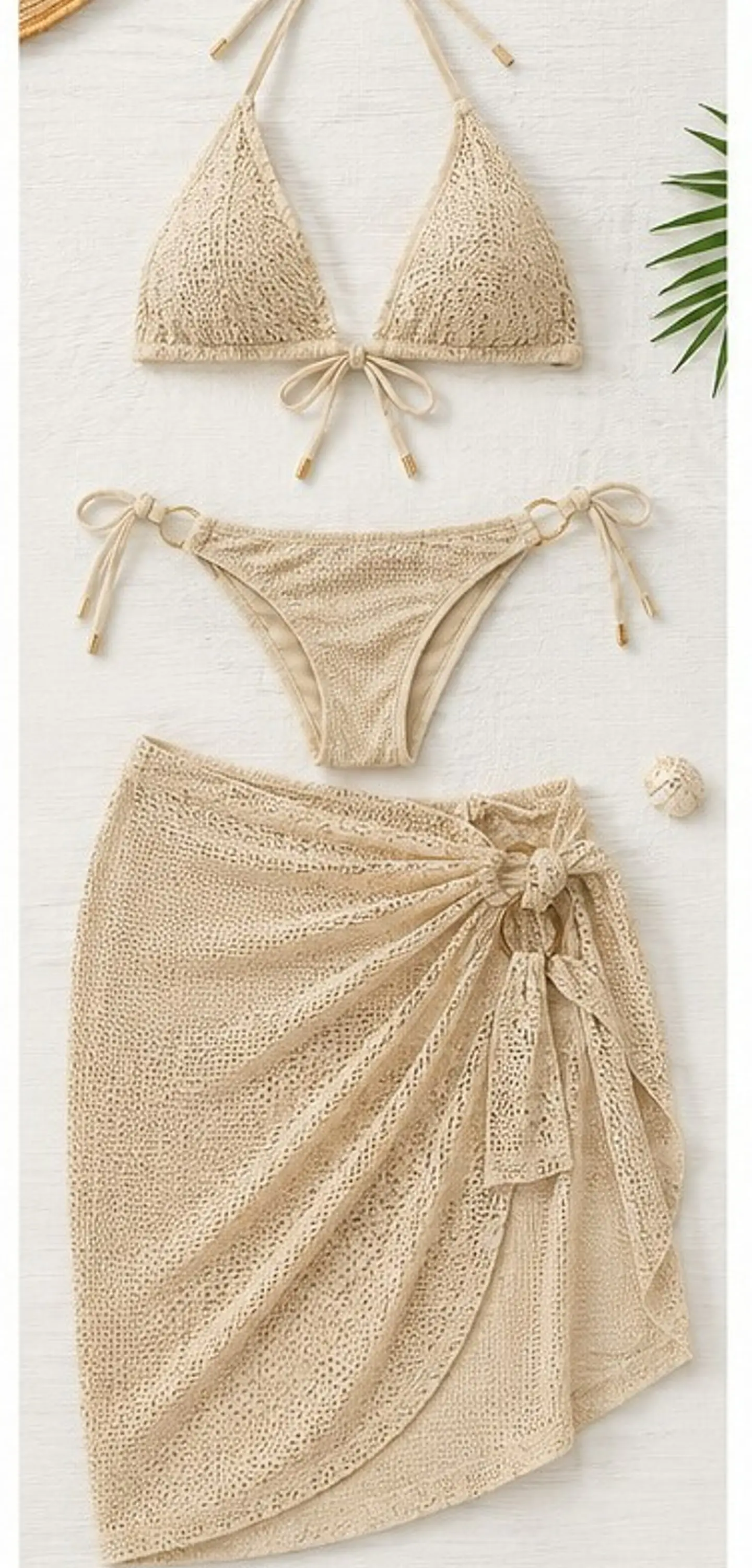 TRAJE DE BAÑO 3PCS YW70363 3