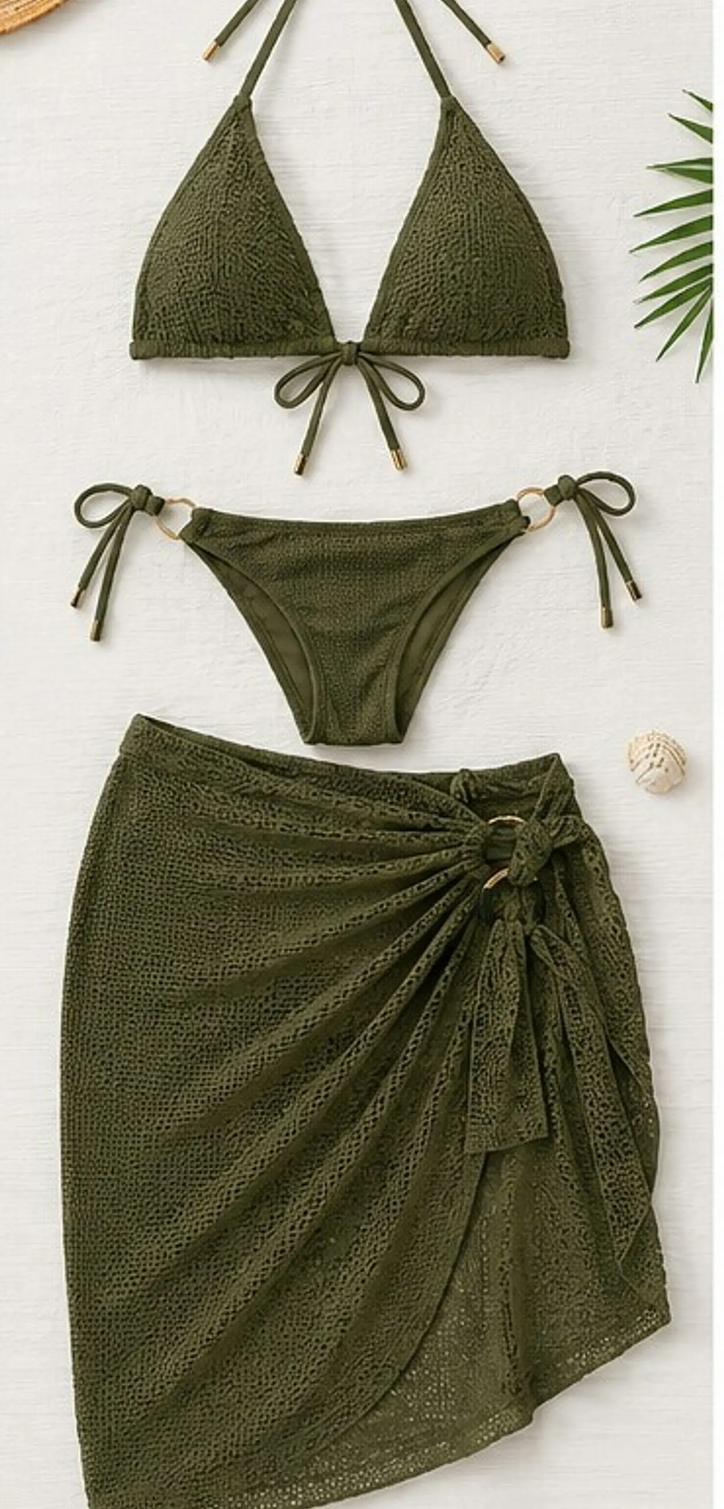 TRAJE DE BAÑO 3PCS YW70363 4
