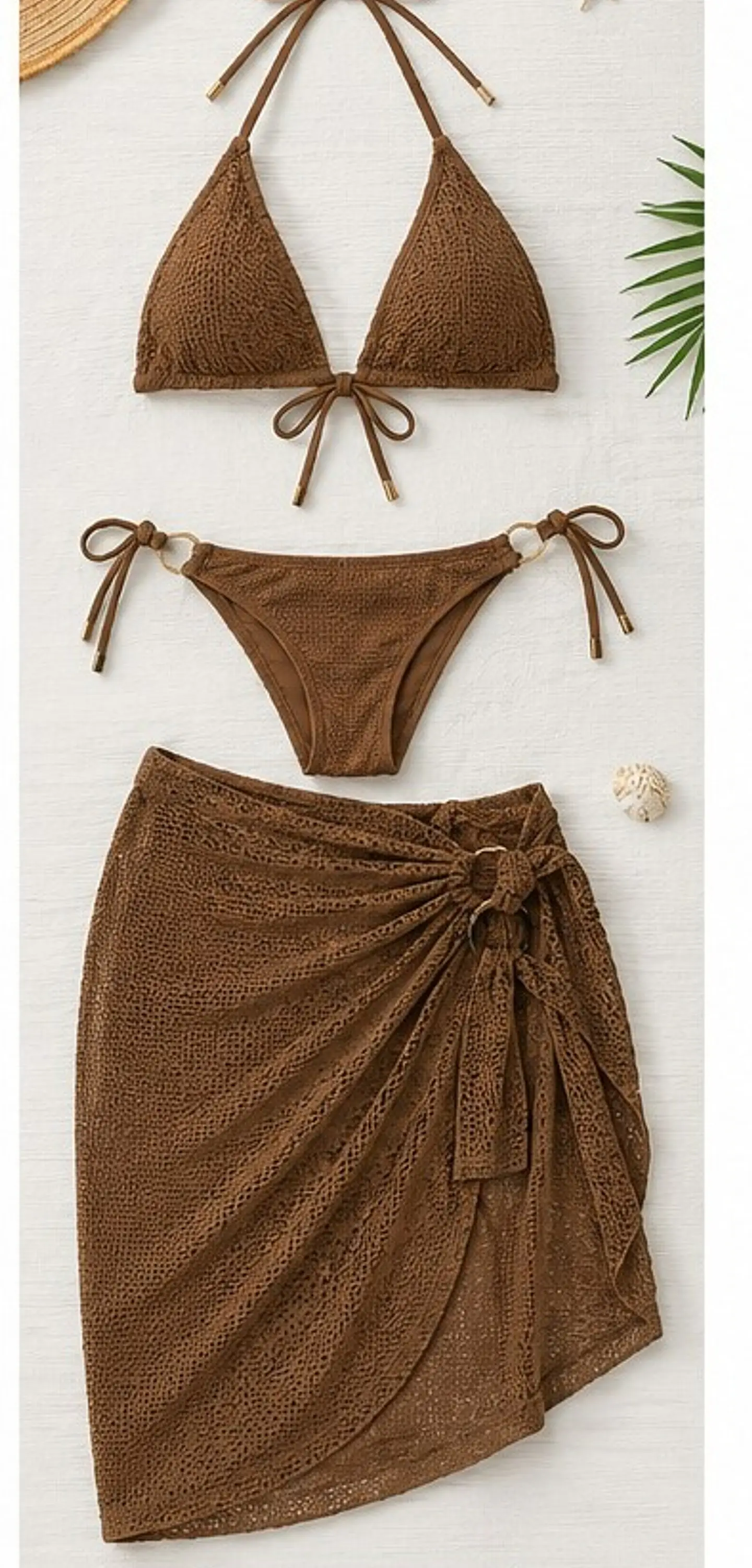 TRAJE DE BAÑO 3PCS YW70363 5
