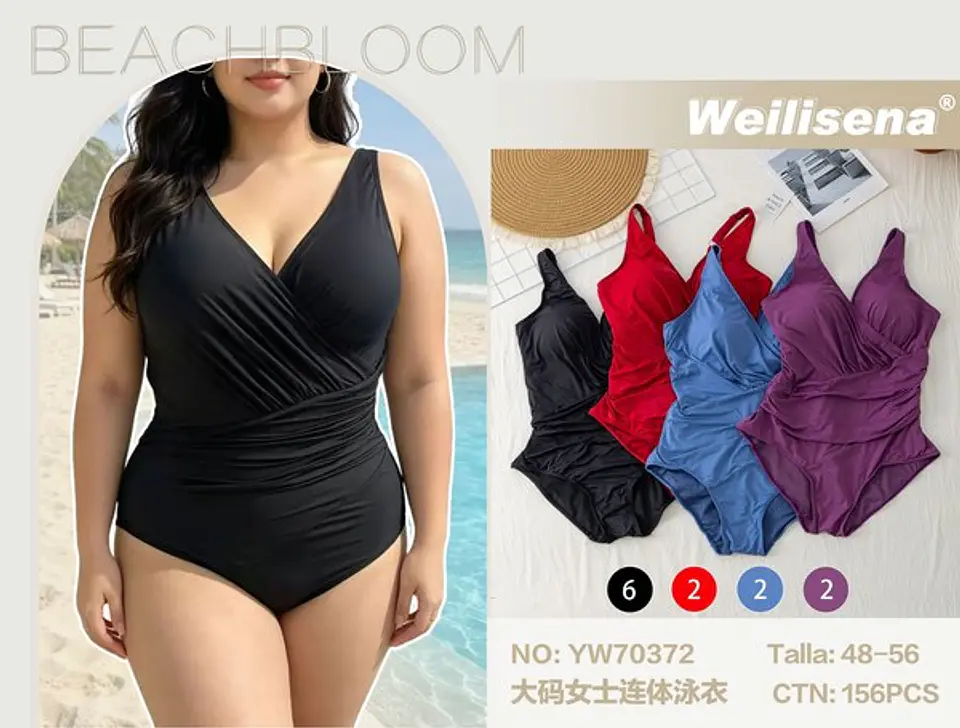 DOCENA TRAJE DE BAÑO BODY YW70372 1