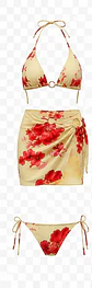 TRAJE DE BAÑO FLOREADO YW70375 - Miniatura 2