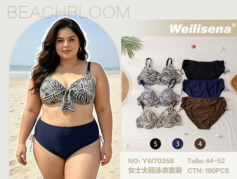TRAJE DE BAÑO EXTRA LINDA YW70358