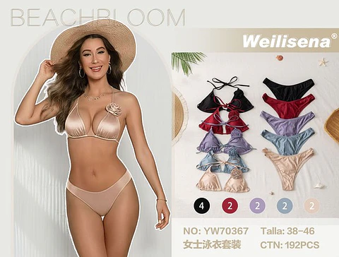 TRAJE DE BAÑO SATINADO YW70367