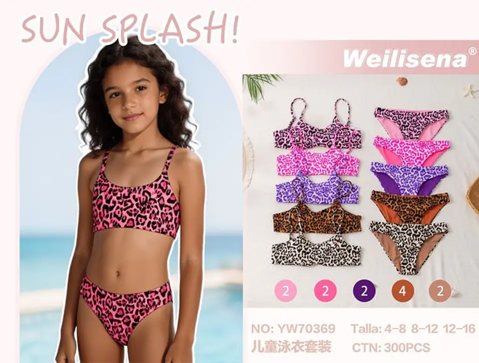 TRAJE DE BAÑO NIÑA YW70369 1