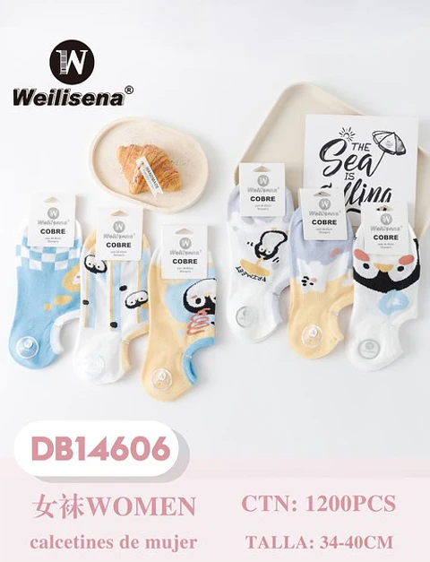 DOCENA CALCETA DAMA DB14606