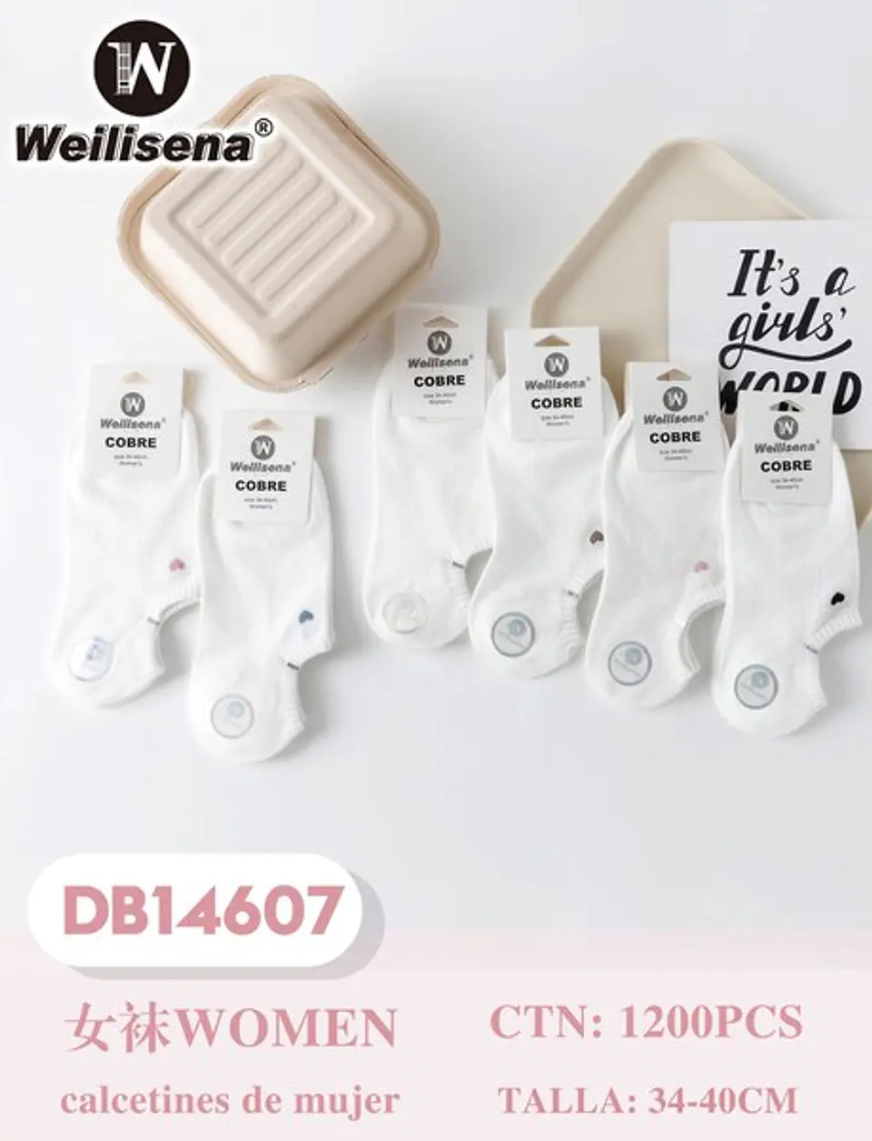 DOCENA CALCETA DAMA DB14607 1