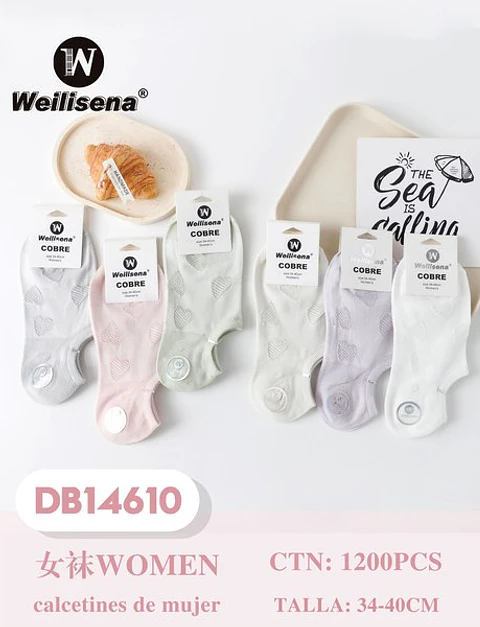 DOCENA CALCETA DAMA DB14610