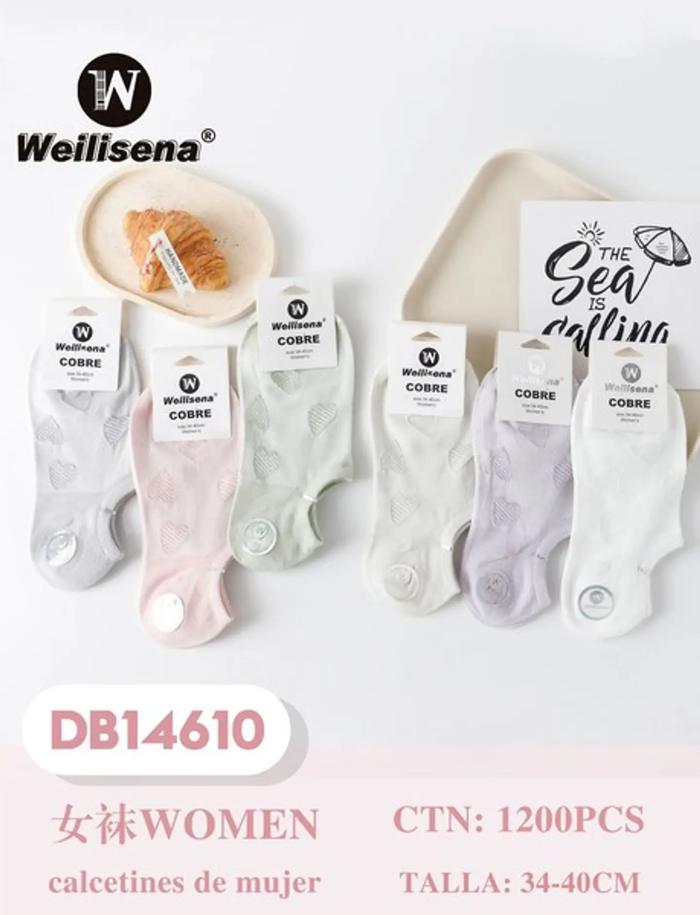 DOCENA CALCETA DAMA DB14610 1
