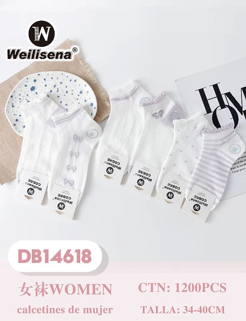 DOCENA CALCETA DAMA DB14618
