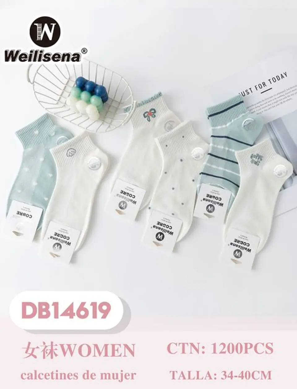 DOCENA CALCETA DAMA DB14619 1