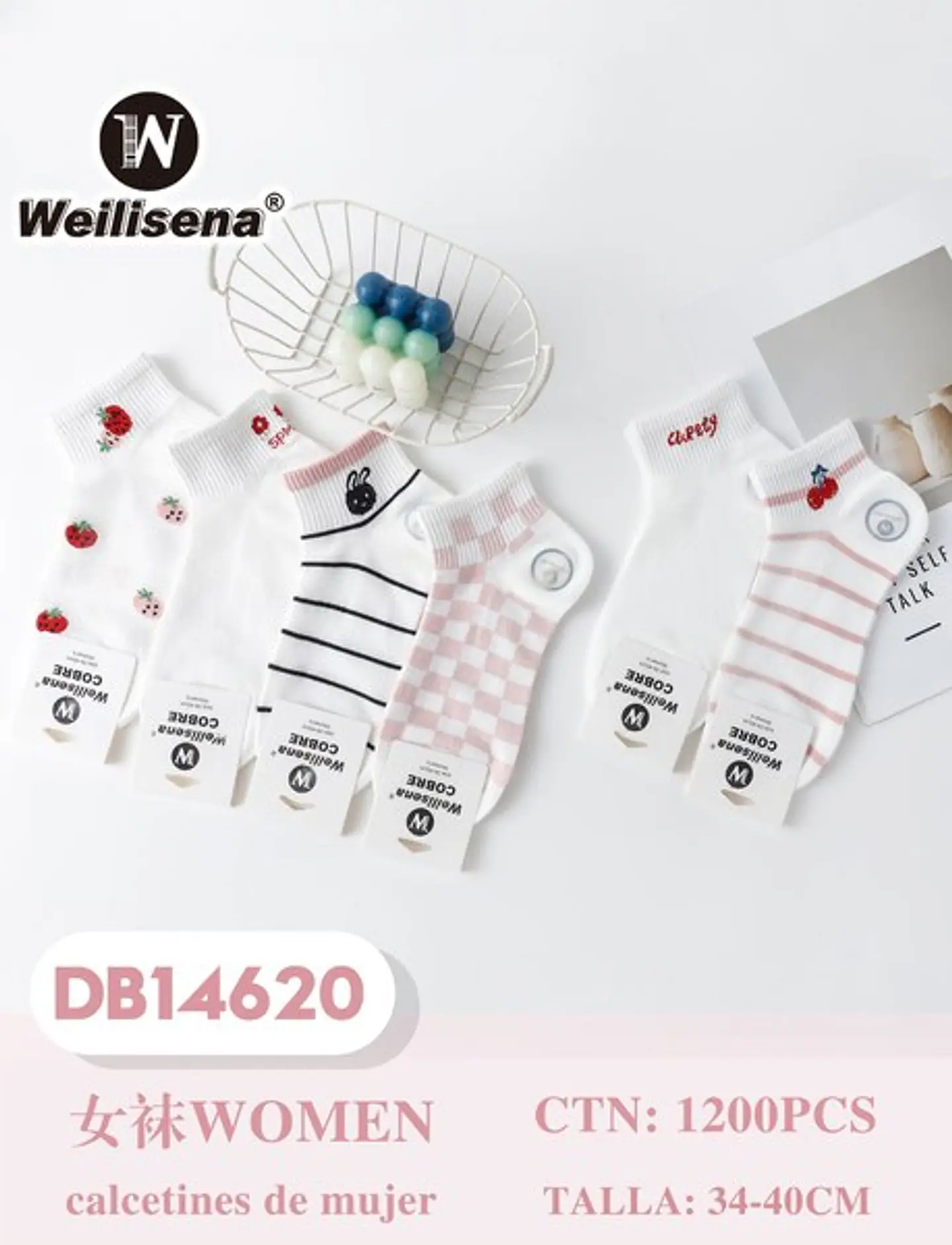 DOCENA CALCETA MUJER DB14620 1