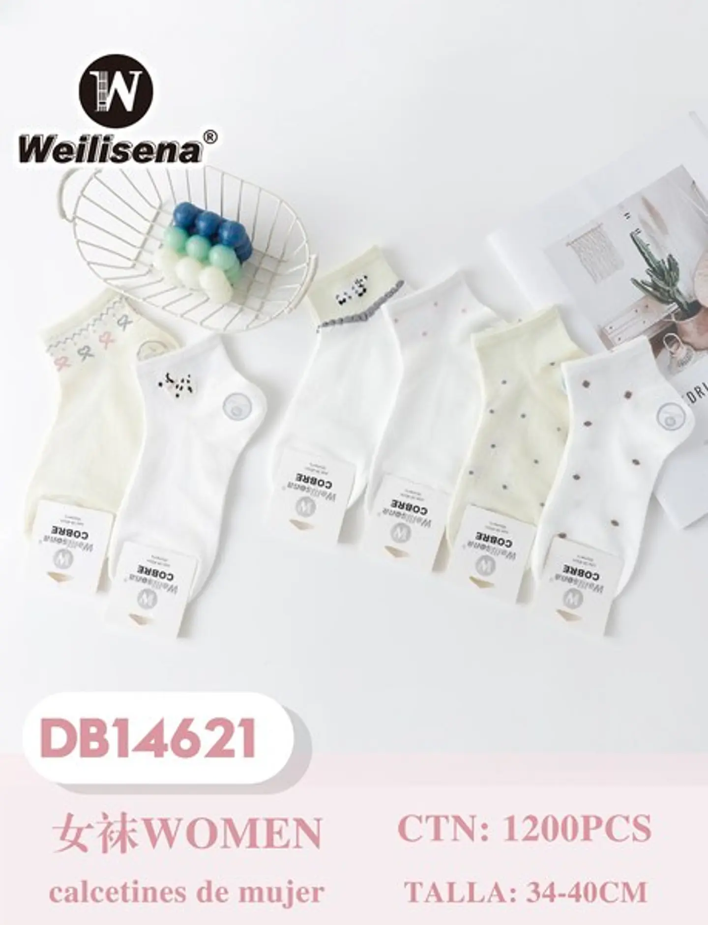 DOCENA CALCETA DAMA BD14621 1