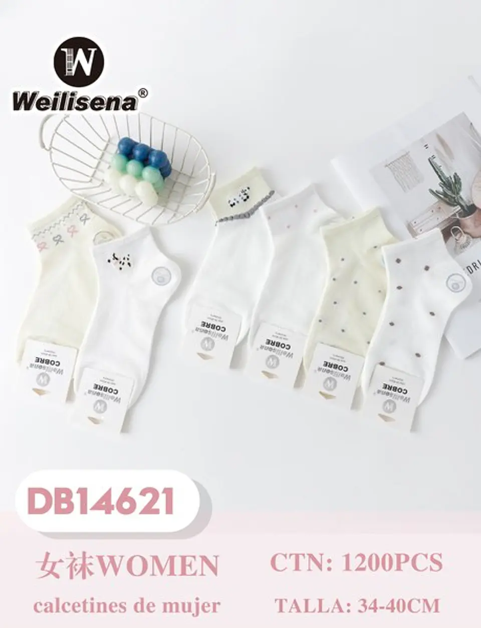 DOCENA CALCETA DAMA BD14621 1