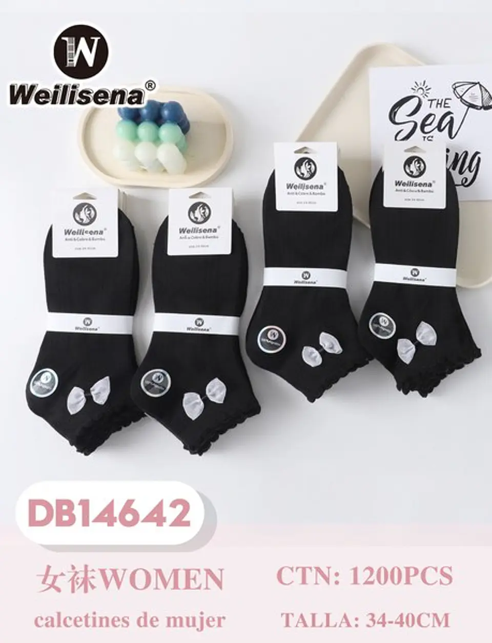 DOCENA CALCETA DAMA MUJER DB14642 1