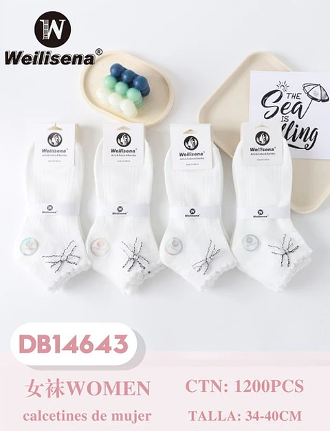 DOCENA CALCETA DAMA DB14643