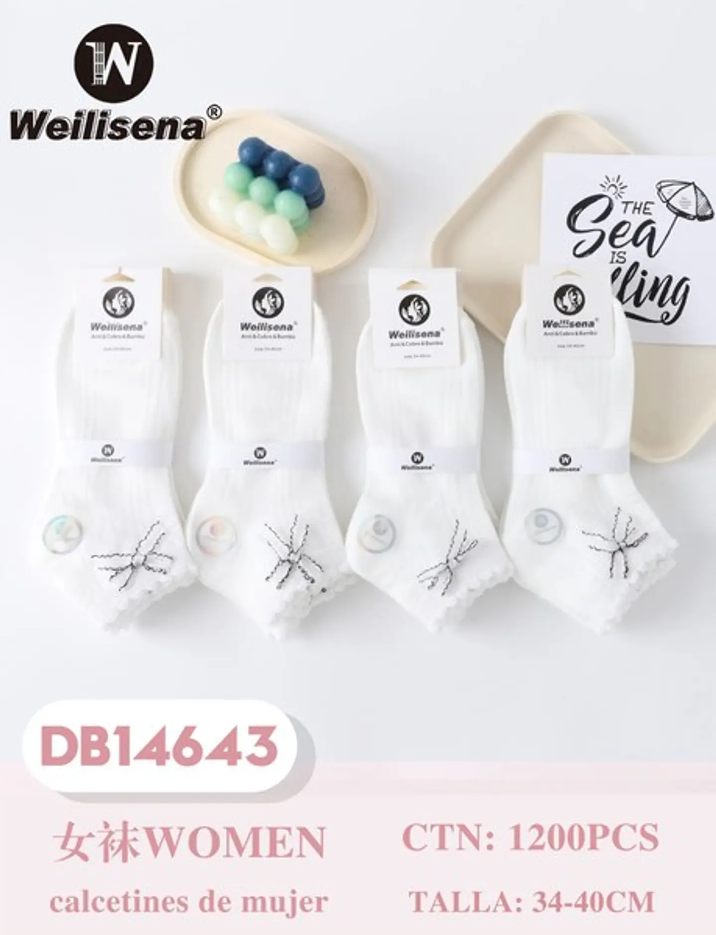 DOCENA CALCETA DAMA DB14643 1