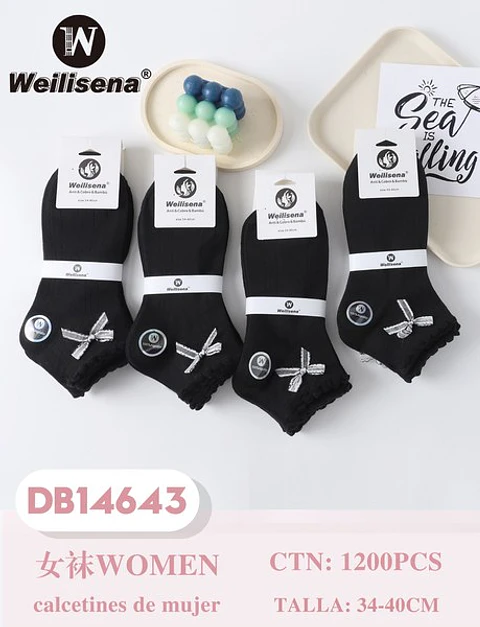 DOCENA CALCETA DAMA DB14643