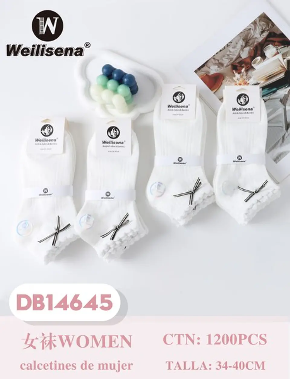 DOCENA CALCETA DAMA DB14645 1