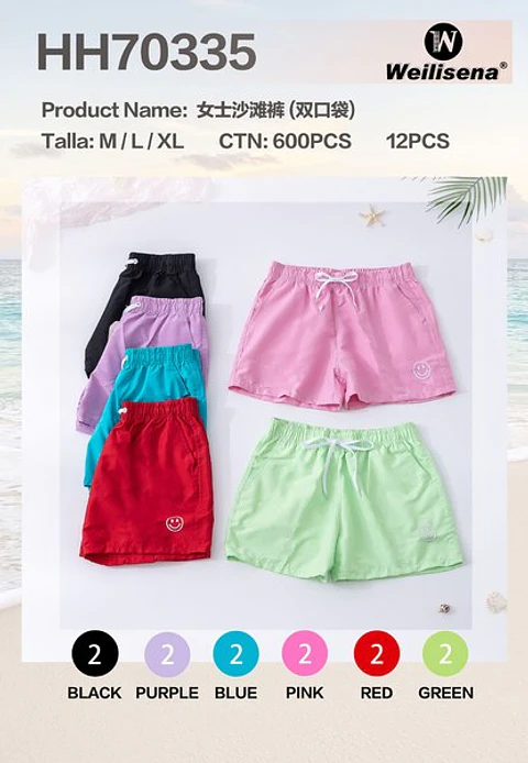 SHORT DE PLAYA PARA DAMA HH70335