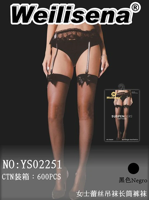 MEDIA PANTY CON LIGUERO Y LAZO YS02251