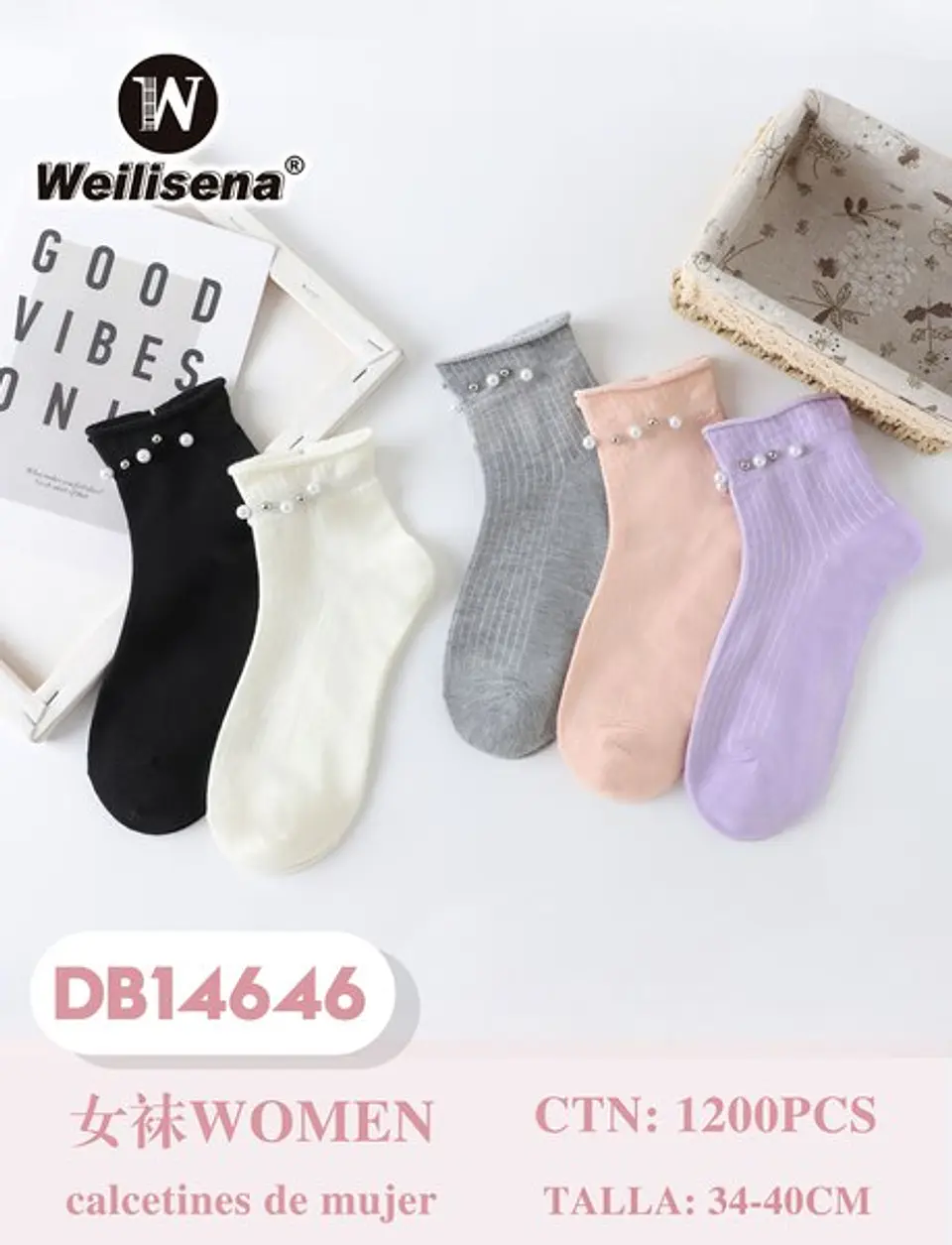 DOCENA DE CALCETAS DE BAMA DB14646 1