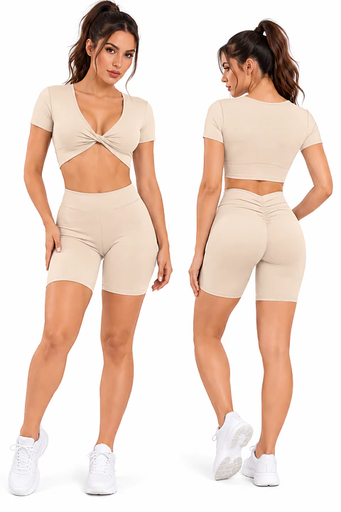 CONJUNTO SHORT+TOP YK37070