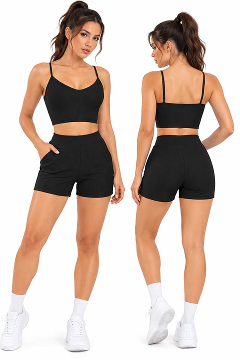 CONJUNTO SHORT+TOP YK37075