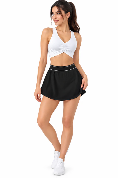 CONJUNTO TOP+FALDA SHORT YK37073