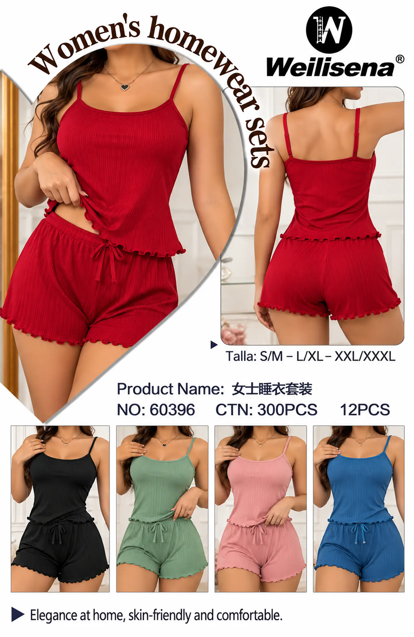 PIJAMA SHORT+POLERA 60396 1