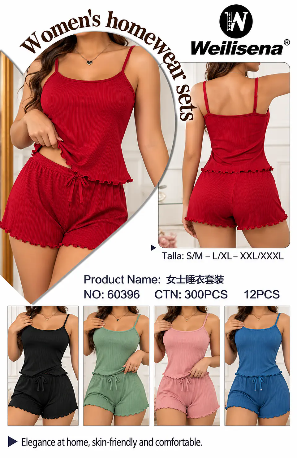 DOCENA DE PIJAMA 2PCS 60395 1