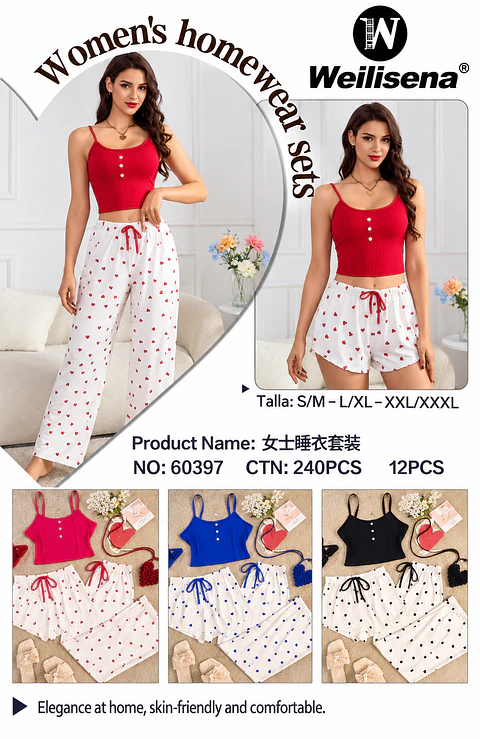 DOCENA DE PIJAMA 3PCS 60397