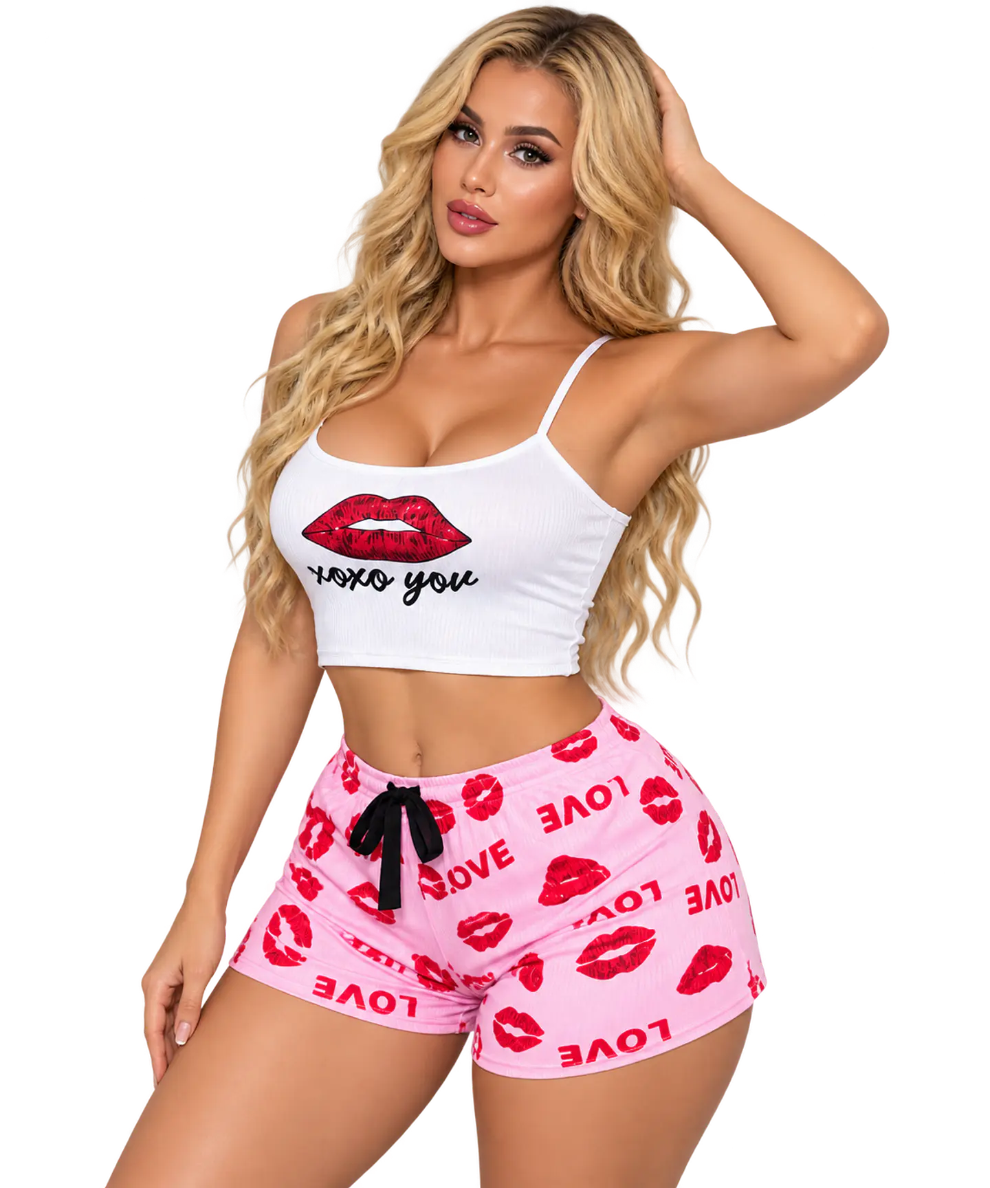 PIJAMA SHORT + POLERA 60401 3