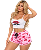 PIJAMA SHORT + POLERA 60401 - Miniatura 3