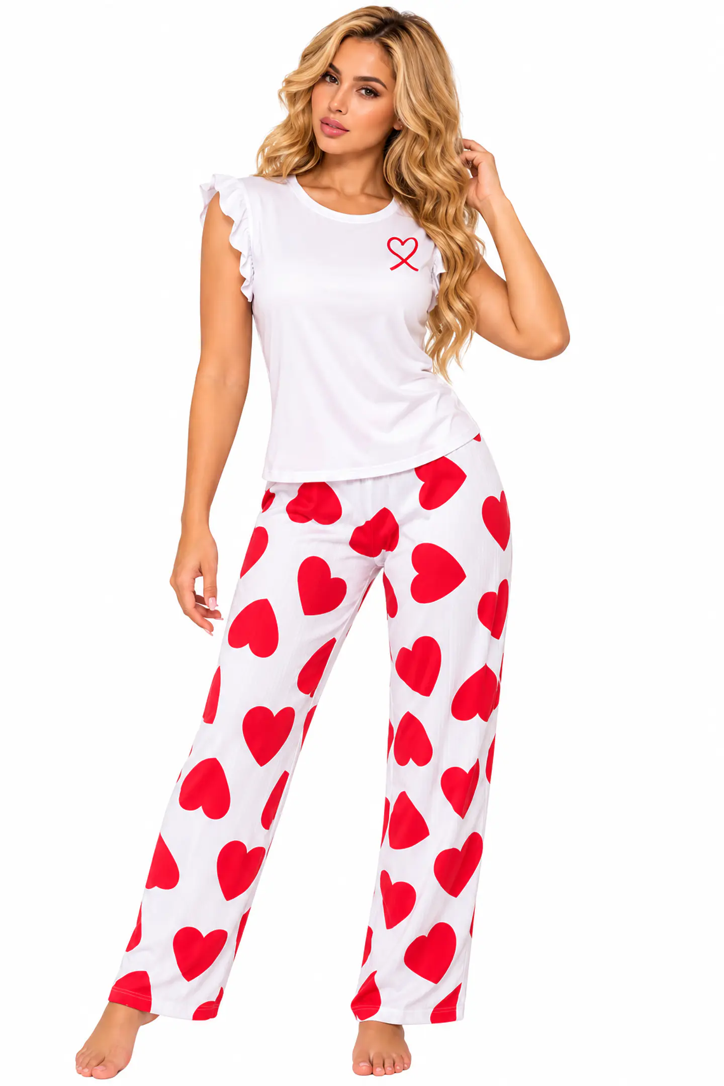 PIJAMA 2PCS PANTALON + POLERA 60407 4
