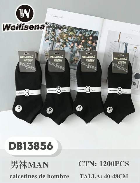 DOCENA DE CALCETINES PARA HOMBREDB13856
