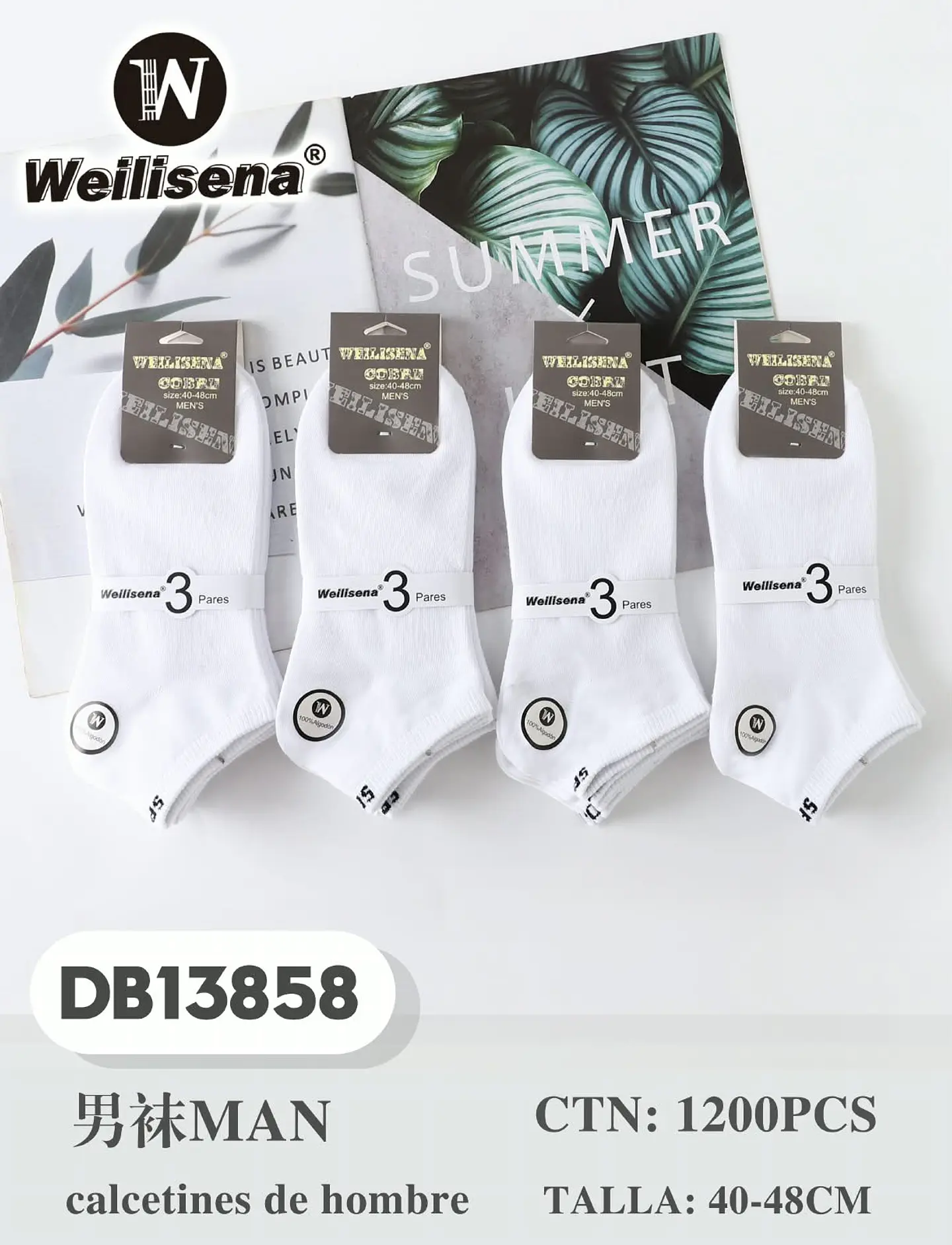 DOCENA DE CALCETINES PARA HOMBRE DB13858 1