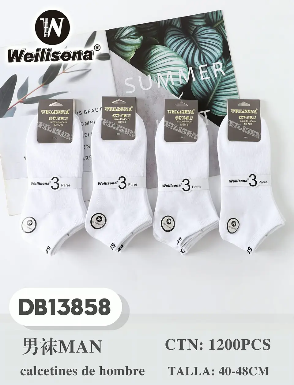 DOCENA DE CALCETINES PARA HOMBRE DB13858 1