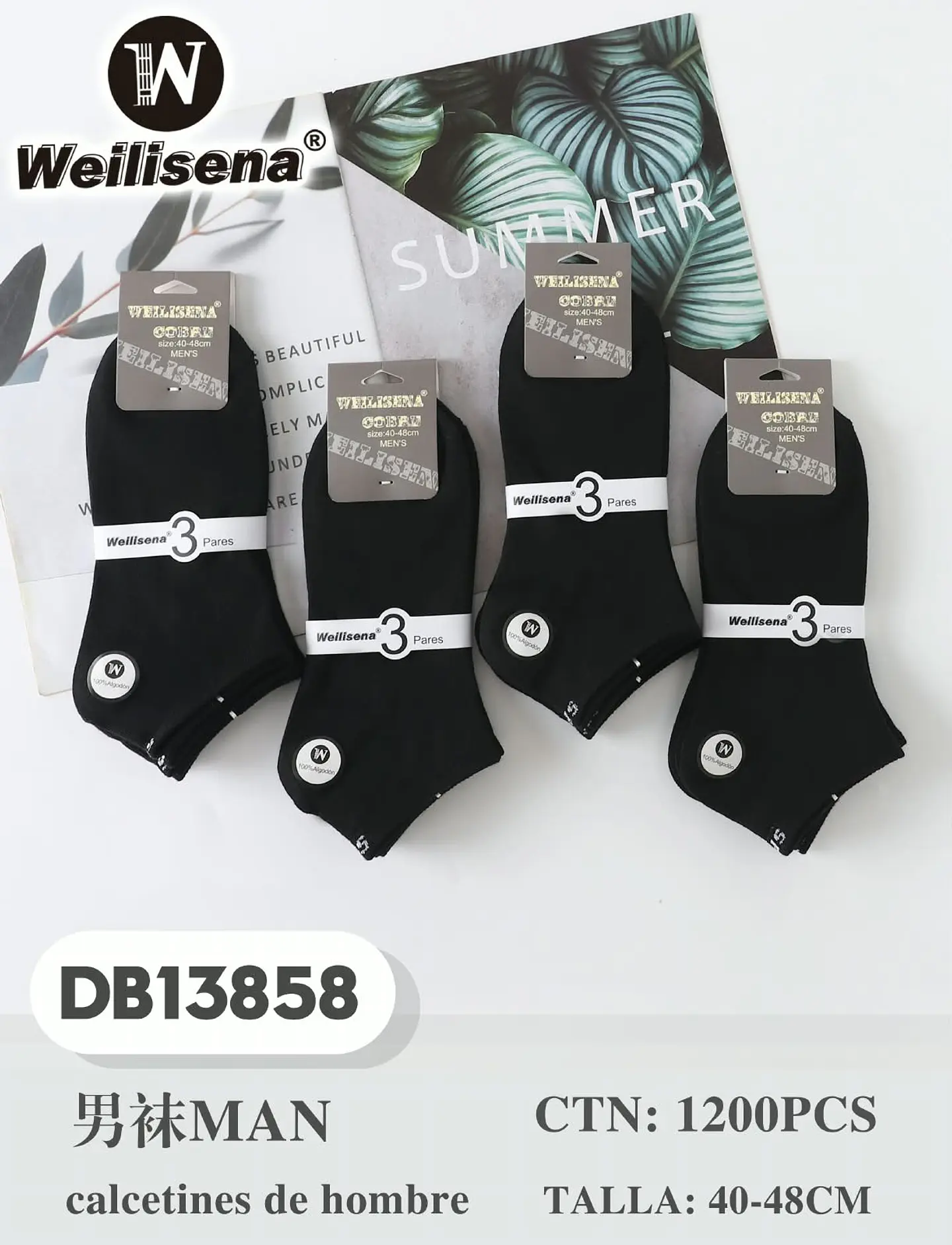 DOCENA DE CALCETINES PARA HOMBRE DB13858 3