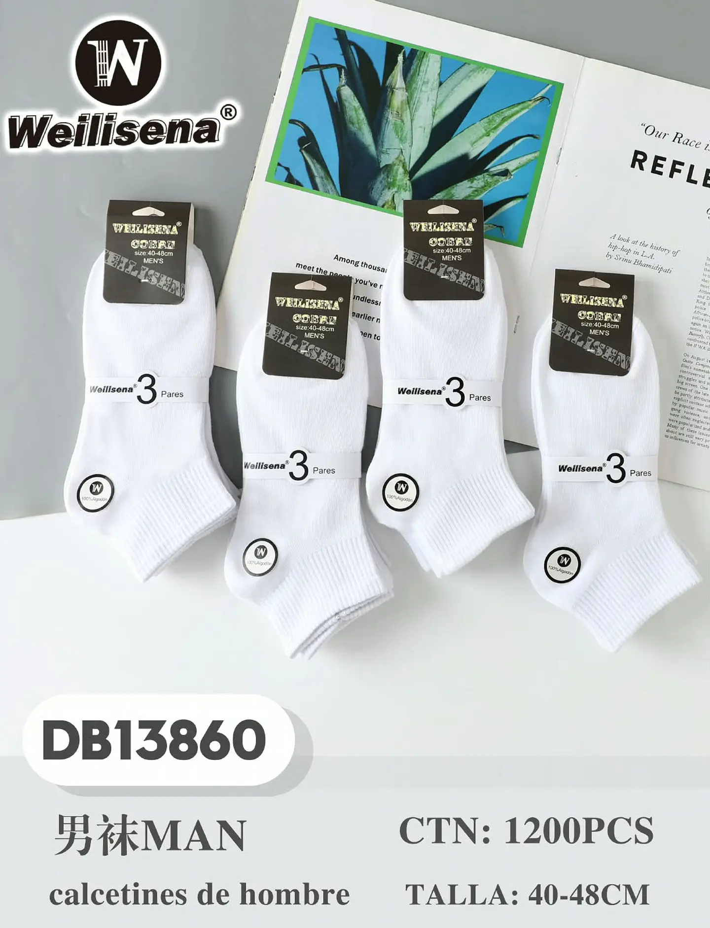 DOCENA DE CALCETINES PARA HOMBRE DB13860 1