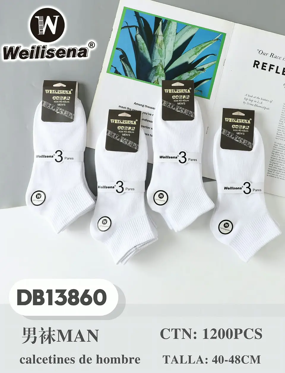 DOCENA DE CALCETINES PARA HOMBRE DB13860 1