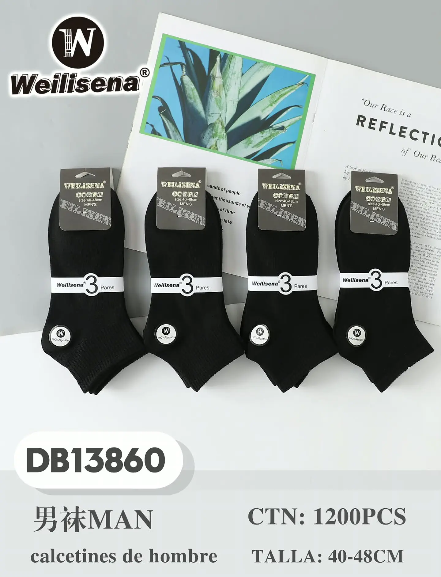 DOCENA DE CALCETINES PARA HOMBRE DB13860 2