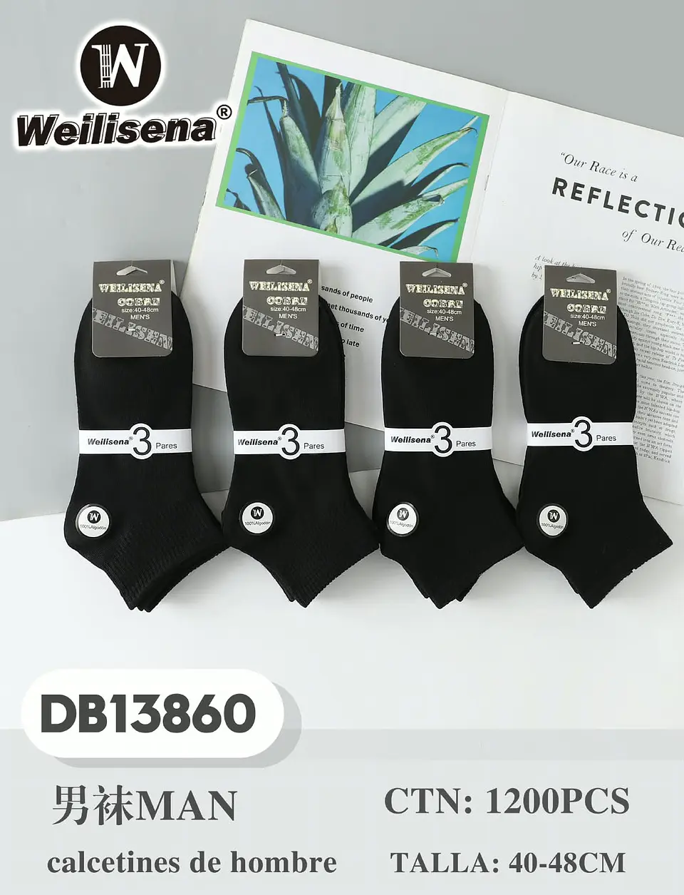 DOCENA DE CALCETINES PARA HOMBRE DB13860 2