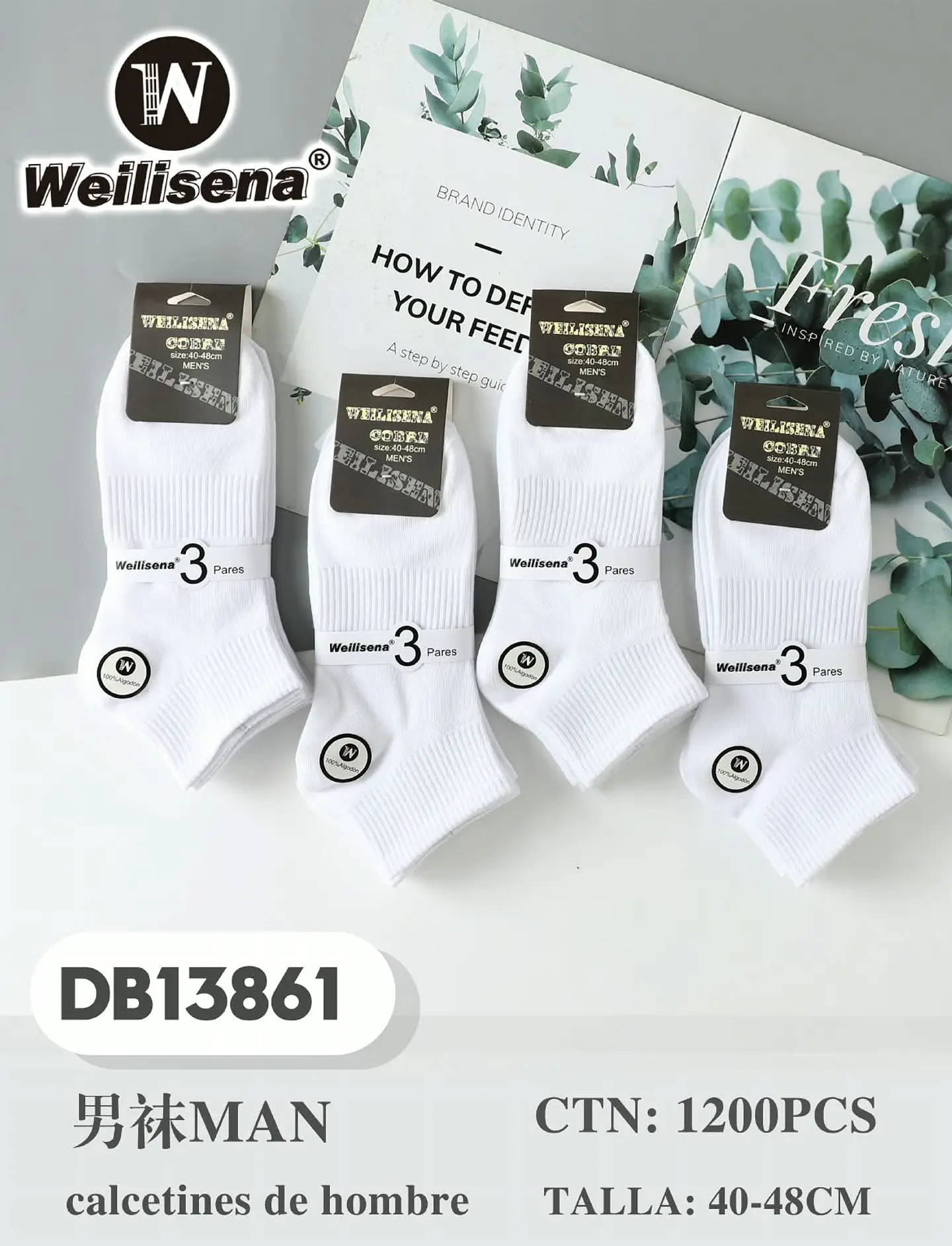 DOCENA DE CALCETINES PARA HOMBRE DB13861 2