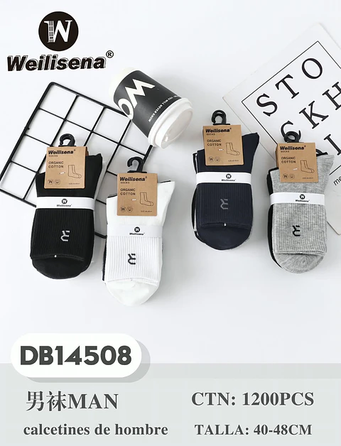 DOCENA DE CALCETINES PARA CABALLERO DB14508